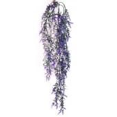 Nettenevime Yapay Çiçek Sarkan Bitki Mor 5 Dallı Sarkan Çiçek TY62-4MR thumbnail 1