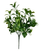 Nettenevime Yapay Çiçek Yeşil Limon Yaprağı Demet Şimşir Demeti Garnitür Aradal Dekoratif Yapay Bitki thumbnail 1