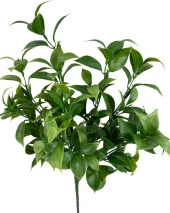 Nettenevime Yapay Çiçek Yeşil Limon Yaprağı Demet Şimşir Demeti Garnitür Aradal Dekoratif Yapay Bitki thumbnail 2