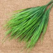 Nettenevime Yapay Çiçek Saz Demet 10 ADET Garnitür Yeşil Aradal Dekoratif Yapay Bitki thumbnail 8