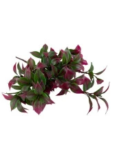 Nettenevime Yapay Çiçek Bordo Yeşil Limon Yaprağı Demet Şimşir Demeti Garnitür Aradal Dekoratif Yapay Bitki thumbnail 5