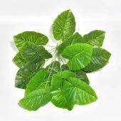 Nettenevime Yapay Çiçek Demet Pothos Yeşil 18Dal 70cm Salon Çiçeği Yapay Bitki thumbnail 4