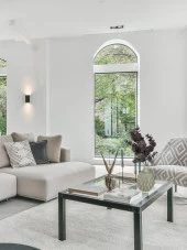 Nettenevime Yapay Çiçek Okaliptus Şimşir Demeti Pudralı Pastel Kahverengi Garnitür Aradal Dekoratif Yapay Bitki thumbnail 7