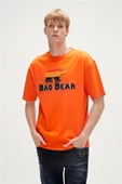 Bad Bear Üç Parçalı Turuncu Erkek Tişört - 2