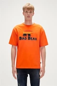 Bad Bear Üç Parçalı Turuncu Erkek Tişört - 1