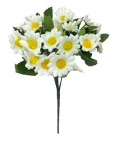 Nettenevime Yapay Çiçek Beyaz Papatya Gerçek Görünümlü A Kalite thumbnail 1