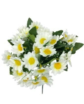 Nettenevime Yapay Çiçek Beyaz Papatya Gerçek Görünümlü A Kalite thumbnail 3