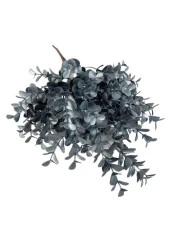 Nettenevime Yapay Çiçek Gümüş Renk Büyük Okaliptus Şimşir Demeti Garnitür Aradal Dekoratif Yapay Bitki thumbnail 5