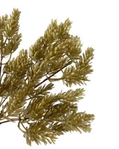 Yapay Çiçek Altın Gold Renk Başak Demeti 7dal 48 Çiçek Demet Garnitür Aradal Dekoratif Yapay Bitki - 4