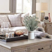 Nettenevime Yapay Çiçek Pastel Yeşil Okaliptus 3Dallı Uzun Dal 76cm Eucalyptus thumbnail 6