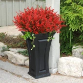 Nettenevime 6lı Set Yapay Çiçek Kırmızı Lavanta 7 Dallı Plastik Dekoratif Yapay Bitki thumbnail 3