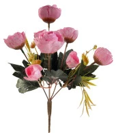 Nettenevime Yapay Çiçek Erengül Demeti 5 Dallı 5 Adet Karışık Renk thumbnail 5