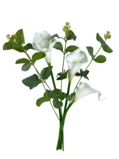 Nettenevime Nettenevime Okaliptuslu Gala Çiçeği Dalı 3lü Yapay Çiçek thumbnail 4