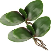 Nettenevime 2li Set Yapay Çiçek Orkide Yaprağı Doğal Görünüm thumbnail 1