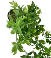 Nettenevime Yapay Çiçek Saksıda Sarkan Fejka Yeşil Limon Yaprağı Yapay Sarmaşık 60cm thumbnail 6