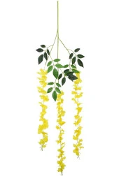 Nettenevime Yapay Çiçek Sarkan 3 Dallı Akasya 90cm SARI thumbnail 1
