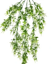 Nettenevime Yapay Çiçek Sarkan Bitki Beyaz 5 Dallı Sarkan Çiçek TY62-2BYZ thumbnail 5