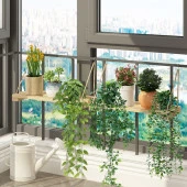 Nettenevime Yapay Çiçek Sarkan Fesleğen 60cm 5Dallı ty120 Yapay Sarmaşık Yeşil thumbnail 5