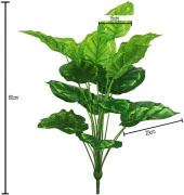 Nettenevime Yapay Çiçek Demet Tropik Diffenbahya 18 Dal 70 cm Salon Çiçeği Yapay Bitki thumbnail 3