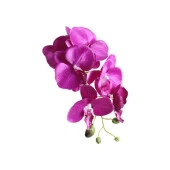 Nettenevime Yapay Çiçek Fuşya Orkide Uzun Tek Dal 90 cm thumbnail 3