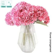 Nettenevime Yapay Çiçek Ortanca Çiçeği Demeti 43 cm Pembe thumbnail 4