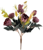 Nettenevime Yapay Çiçek Erengül Demeti 5 Dallı Bordo thumbnail 1