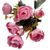 Nettenevime Yapay Çiçek Erengül Demeti 5 Dallı Pembe thumbnail 2