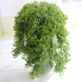 Nettenevime Yapay Çiçek Sarkan Fesleğen 5 Dal 60cm Yeşil Yapay Sarmaşık thumbnail 1