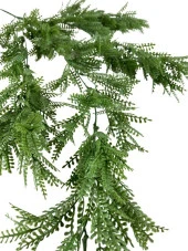 Nettenevime Yapay Çiçek Sarkan Çiçek Yeşil Mat Fern725 Yapay Sarmaşık  70*30cm UV Katkılı Güneşe Dayanıklı - 5