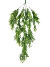 Nettenevime Yapay Çiçek Sarkan Çiçek Yeşil Açık Fern725 Yapay Sarmaşık  70*30cm UV Katkılı Güneşe Dayanıklı thumbnail 3