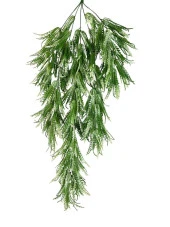 Nettenevime Yapay Çiçek Sarkan Çiçek Yeşil Beyaz Fern723 Yapay Sarmaşık  70*30cm UV Katkılı Güneşe Dayanıklı thumbnail 3