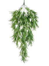 Nettenevime Yapay Çiçek Sarkan Çiçek Yeşil Beyaz Fern723 Yapay Sarmaşık  70*30cm UV Katkılı Güneşe Dayanıklı thumbnail 4