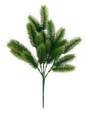 Nettenevime Yapay Çiçek Ponpon Çam Garnitür Aradal Dekoratif Yapay Bitki 30cm thumbnail 1