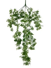 Nettenevime Yapay Çiçek Sarkan Çiçek Yeşil Beyaz Fare Kulağı Şimşir Yapay Sarmaşık  60*30cm UV Katkılı Güneşe Dayanıklı thumbnail 6