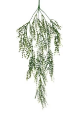 Nettenevime Yapay Çiçek Sarkan Çiçek Yeşil Beyaz Kılçık Yapay Sarmaşık  60*30cm UV Katkılı Güneşe Dayanıklı thumbnail 1