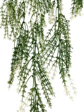 Nettenevime Yapay Çiçek Sarkan Çiçek Yeşil Beyaz Kılçık Yapay Sarmaşık  60*30cm UV Katkılı Güneşe Dayanıklı thumbnail 5