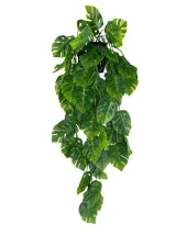 Nettenevime Yapay Çiçek Saksıda Sarkan Monstera Deve Tabanı Yapay Sarmaşık Pastel 60cm thumbnail 1