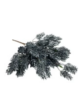 Nettenevime Yapay Çiçek Gümüş Renk Başak Demeti 7dal 48 Çiçek Demet Garnitür Aradal Dekoratif Yapay Bitki - 2