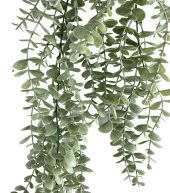 Nettenevime Yapay Çiçek Saksıda Sarkan Şimşir Mat Pastel Okaliptus Yapay Sarmaşık Pastel 50cm thumbnail 6