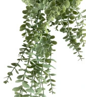 Nettenevime Yapay Çiçek Saksıda Sarkan Şimşir Mat Pastel Okaliptus Yapay Sarmaşık Pastel 50cm thumbnail 7