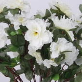 Nettenevime Yapay Çiçek Beyaz Açelya Demeti 7 Dallı 33*20cm thumbnail 2