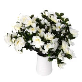Nettenevime Yapay Çiçek Beyaz Açelya Demeti 7 Dallı 33*20cm thumbnail 6