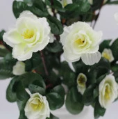 Nettenevime Yapay Çiçek Beyaz Açelya Demeti 7 Dallı 33*20cm thumbnail 7