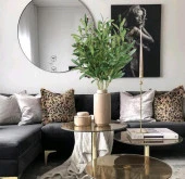 Nettenevime 4lü Set Yapay Zeytin Dalı  Uzun Dallı 90cm 6 Meyveli thumbnail 5