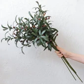 Yapay Zeytin Dalı Uzun Dallı 90cm Yapay Çiçek Artificial Oil tree - 8