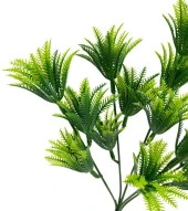 Nettenevime Yapay Çiçek Plastik Demet Yeşil Mini Sıkas Demeti Garnitür Aradal Dekoratif Yapay Bitki thumbnail 2