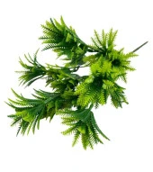 Nettenevime Yapay Çiçek Plastik Demet Yeşil Mini Sıkas Demeti Garnitür Aradal Dekoratif Yapay Bitki thumbnail 3