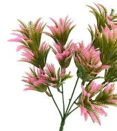 Nettenevime Yapay Çiçek Plastik Demet Pembe Mini Sıkas Demeti Garnitür Aradal Dekoratif Yapay Bitki thumbnail 2