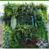 Nettenevime Yapay Çiçek Dracaena Massengena Yaprağı Demeti 11 Yapraklı 40*50cm Dik Duvar Çiçeği Yapay Bitki thumbnail 9