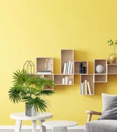 Nettenevime Yapay Çiçek Yelpaze Palmiye 8 Dal 50*40cm Salon Çiçeği Metal Mat Gümüş Saksılı Yapay Bitki thumbnail 5